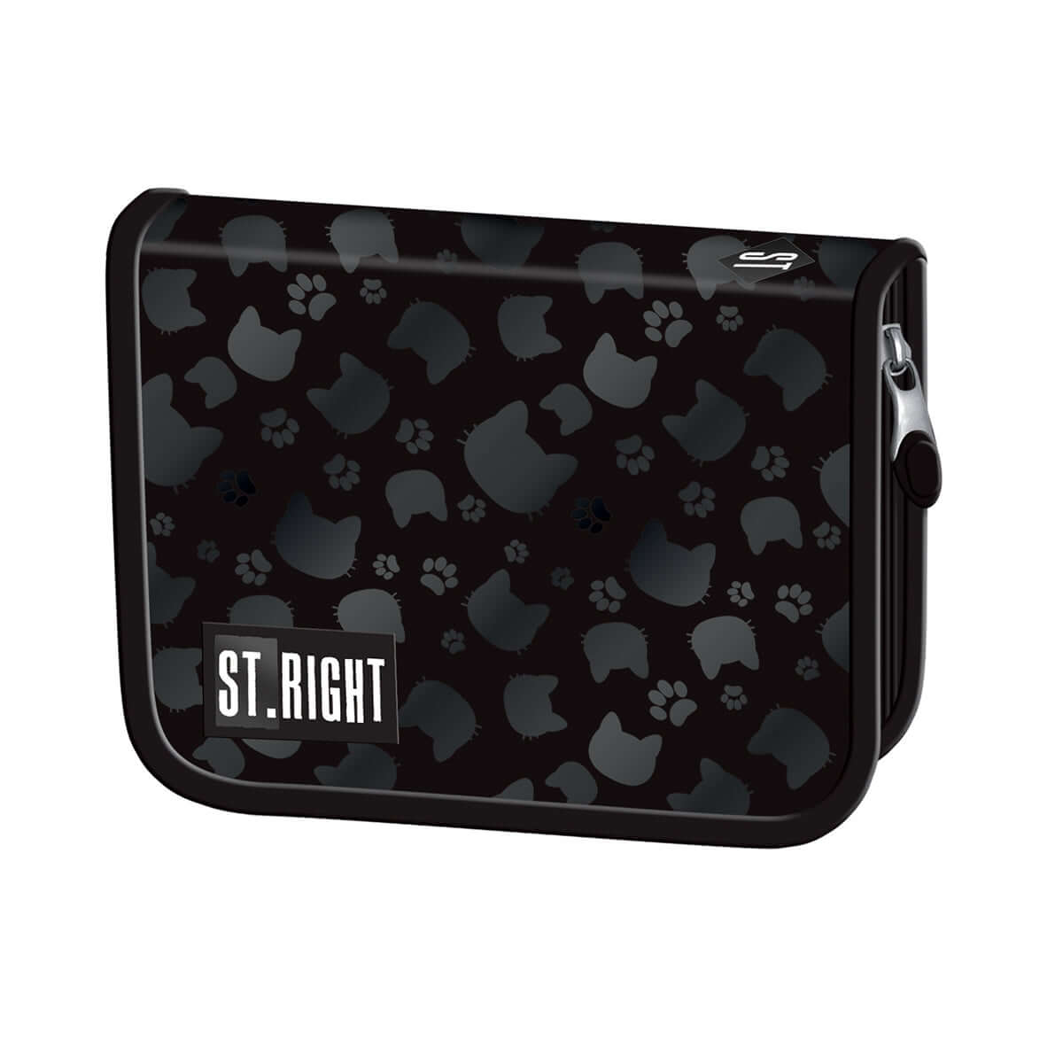 Penar PC03 ST Right Black Cats 1 compartiment, 2 clapete Penar PC03 ST Right Black Cats 1 compartiment, 2 clapete